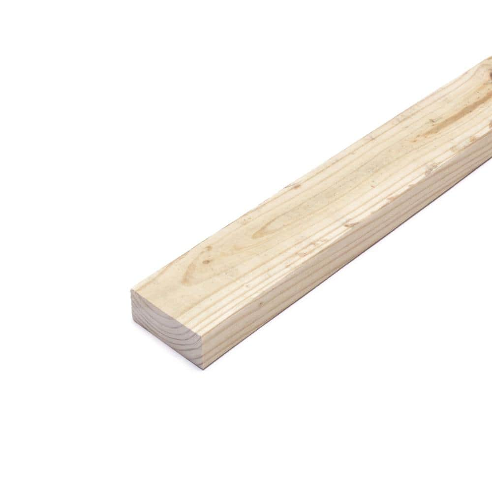 2 in. x 4 in. x 10 ft. Standard and Better Kiln-Dried Heat Treated  Spruce-Pine-Fir Lumber 161659 - The Home Depot