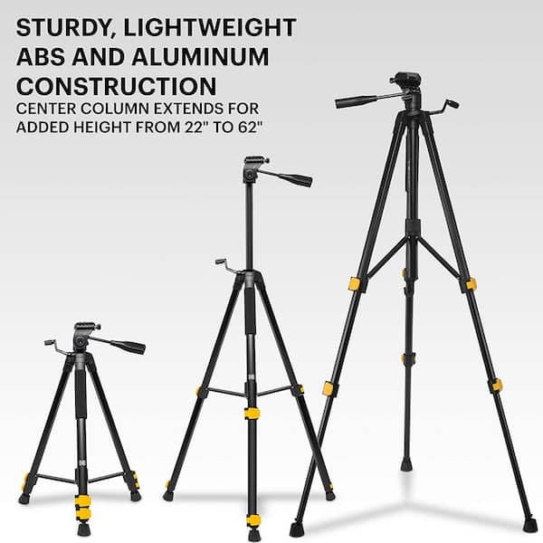 GPX 42 in. Aluminum Adjustable Tripod TPD427S - The Home Depot