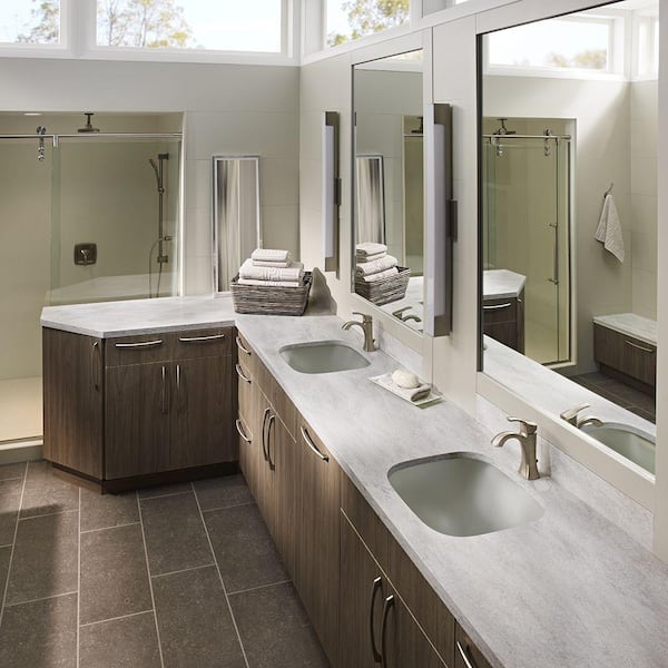 2 in. x 2 in. Solid Surface Countertop Sample in Arrowroot