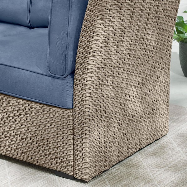 StyleWell 19.5 in. x 42 in. Universal Outdoor Sling Chair Cushion in  Captiva Stripe 8313-24434411 - The Home Depot