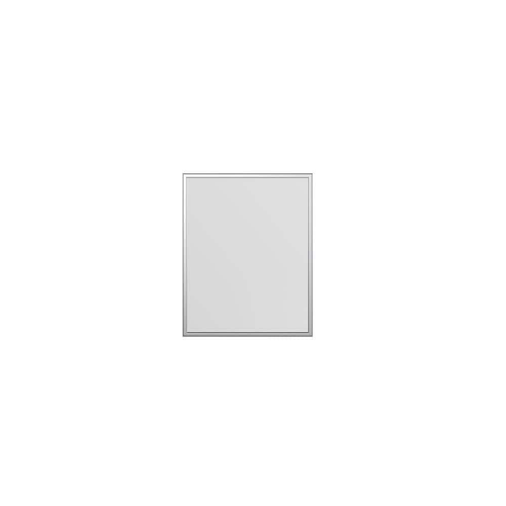Modern Chrome Brushed 24"x30" Rectangular Bathroom Vanity Mirror