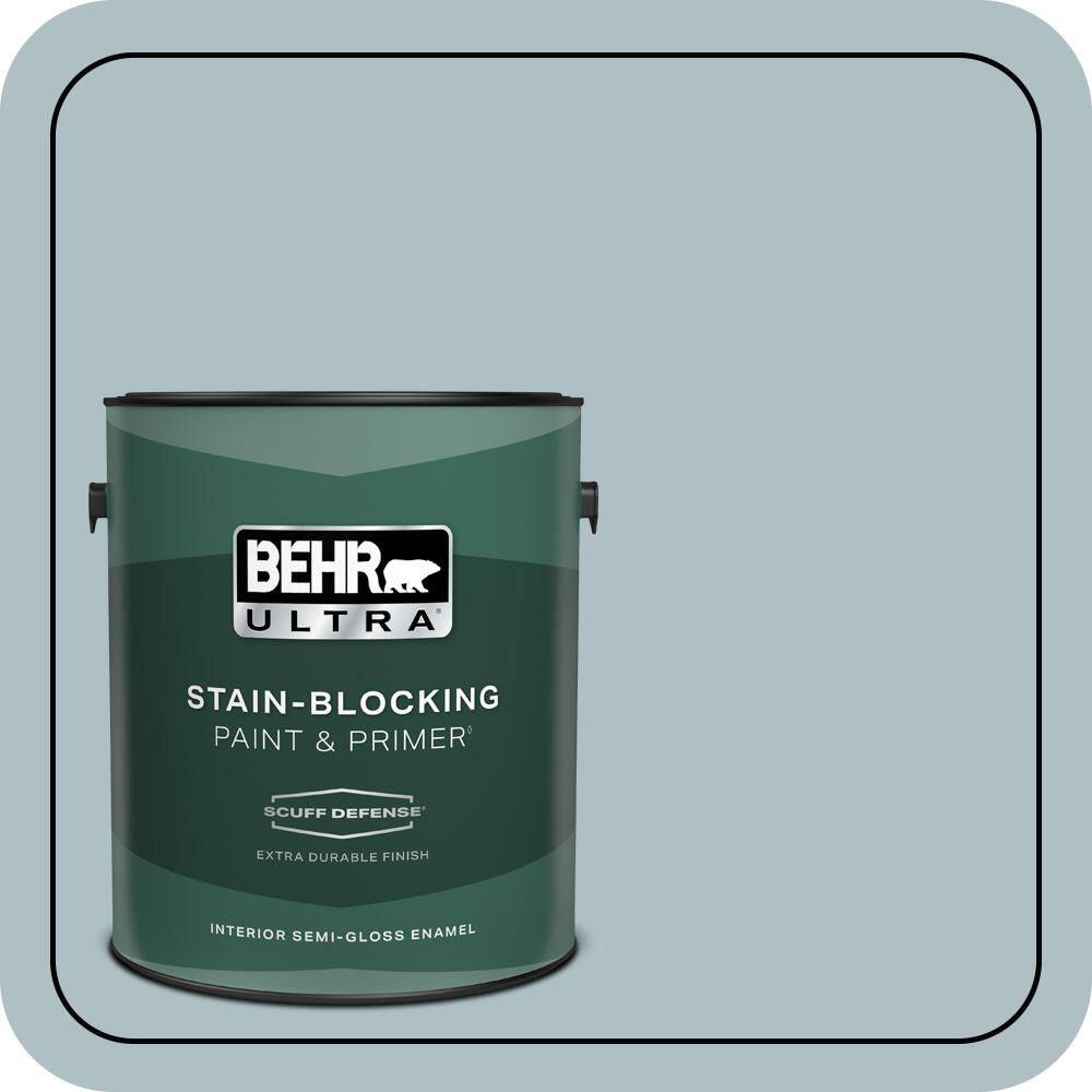 1 gal. #PPU13-14 Ozone Extra Durable Semi-Gloss Enamel Interior Paint & Primer price history on PriceWatchPro