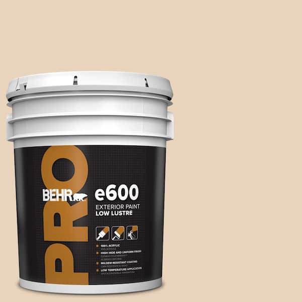 BEHR PRO 5 gal. #HDC-MD-17 Minimum Beige Low Luster Exterior Paint