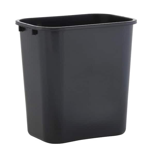Sparco 7 Gal. Black Rectangular Trash Can SPR02160 - The Home Depot
