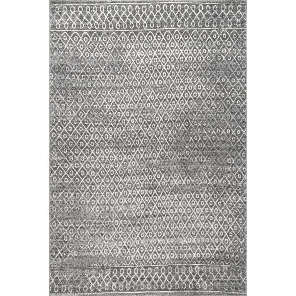 9 ft. x 12 ft. Beige Hayden Distressed Diamond Trellis Area Rug price history on PriceWatchPro