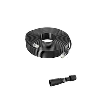 50 ft. Cat 6 UTP Ethernet Cable, 26AWG RJ45,550MHz Ethernet Cable, 1Gbps Transfer Speed, Black