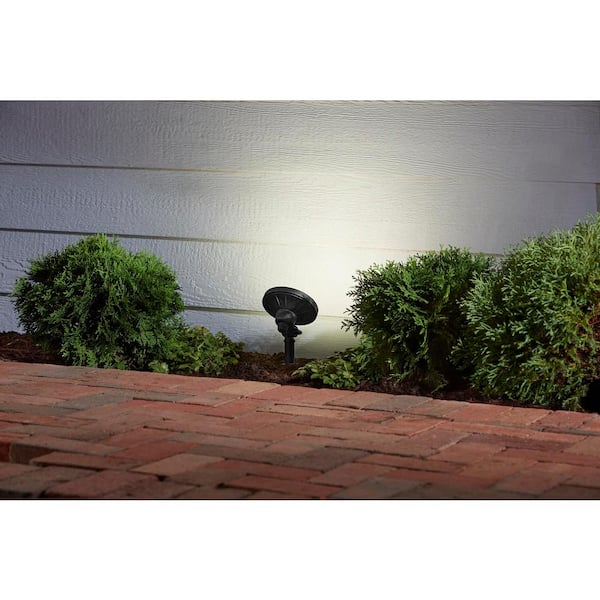 410 Lumen Black Adjustable Light Color Integrated LED Outdoor Landscape Flood Light