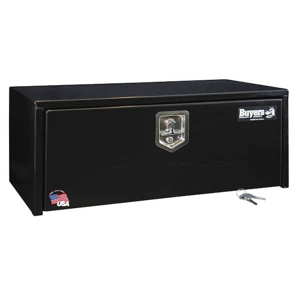 Buyers Products Company 14 in. x 16 in. x 36 in. Gloss Black Steel Underbody Truck Tool Box