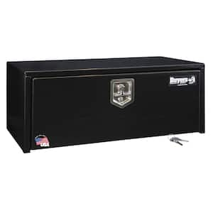 14 in. x 16 in. x 36 in. Gloss Black Steel Underbody Truck Tool Box