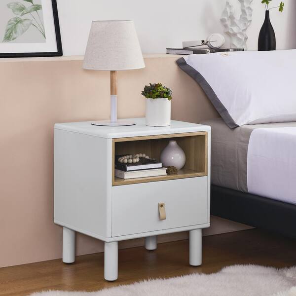 ◇SACWORKS/NIGHT TABLE SIDE TABLE Amazon.com: Seventable Nightstand with Charging Station and