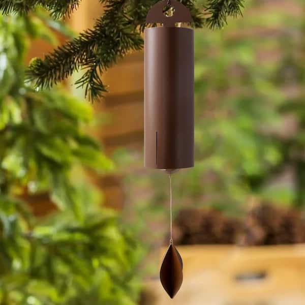 Wind Chimes - Deep Resonance Serenity Bell - 27in Metal Windbell Chime - Wind Chimes For Outside, Porch, Patio Or Garden Decor By Pure Garden (Bronze - View #2