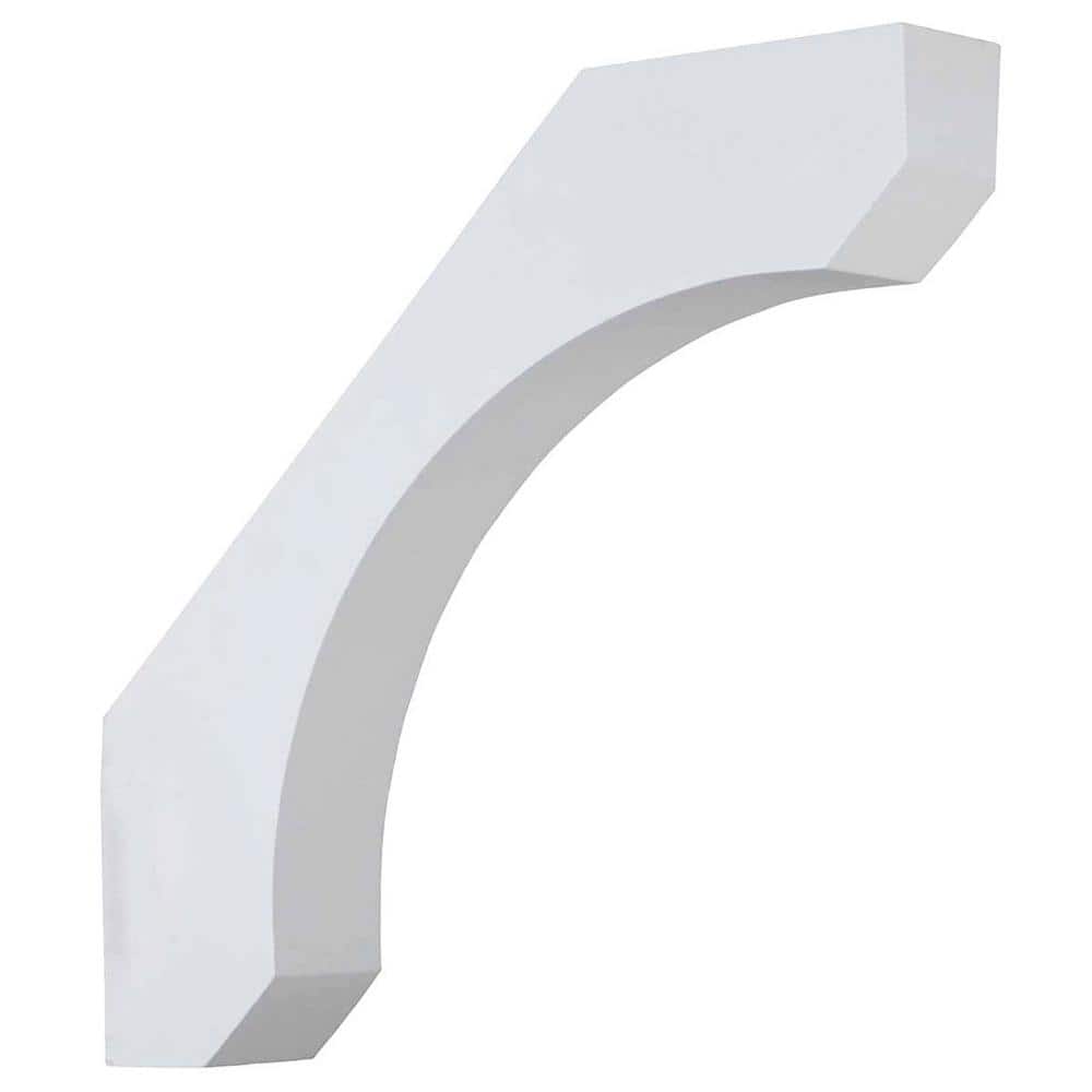 White Polyurethane Decorative 18" Bracket