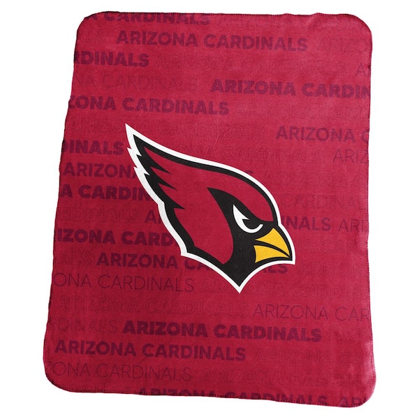 logobrands Arizona Cardinals Multi-Colored Classic Fleece Throw