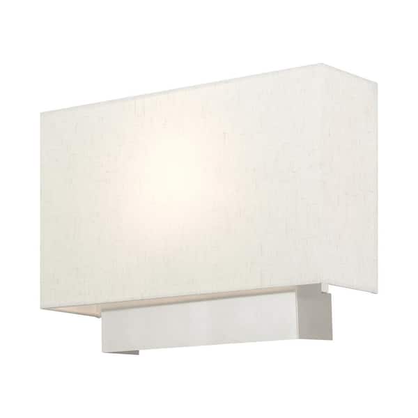AVIANCE LIGHTING Layton 1-Light Brushed Nickel ADA Sconce