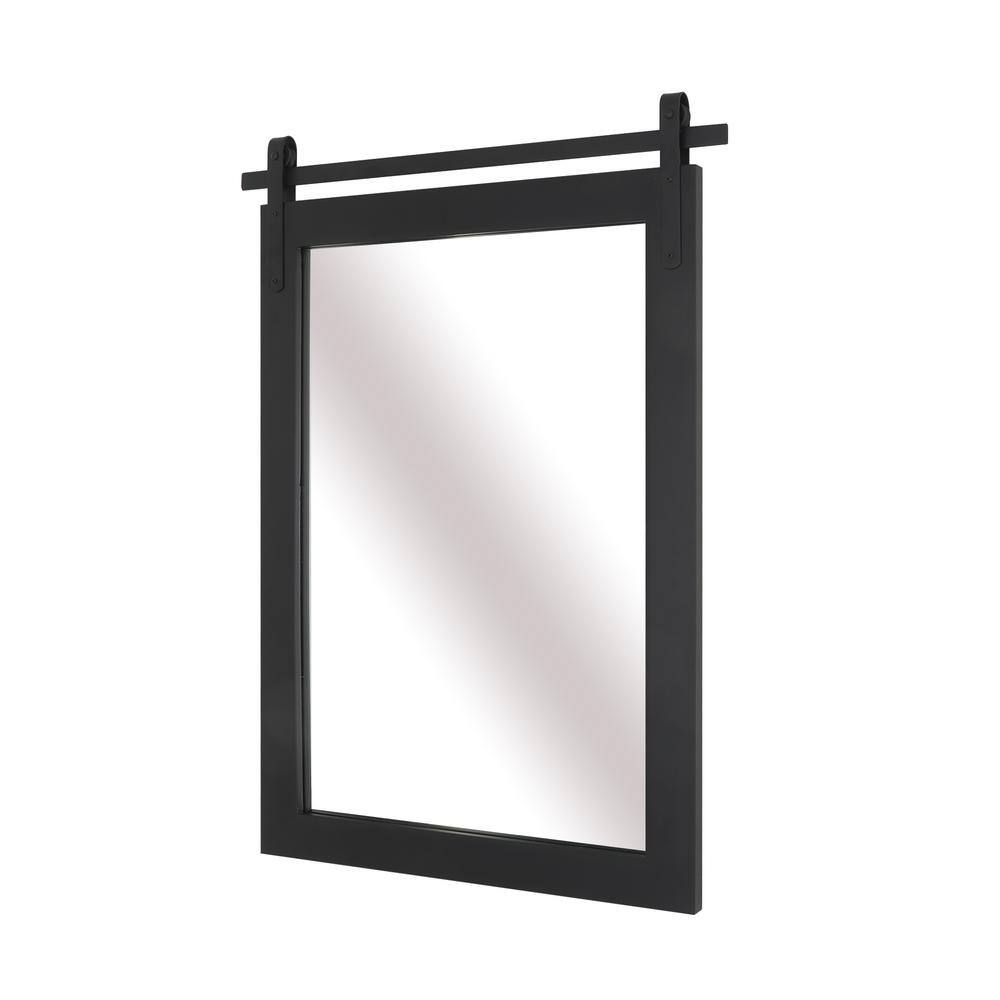 CLAVIE 24 in. W x 36 in. H Medium Rectangular Mirror Wood Framed Wall Mounted Mirrors Bathroom