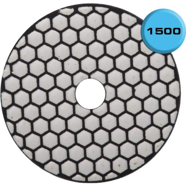 4 in. 1500 Grit Resin Dry Polishing Pad