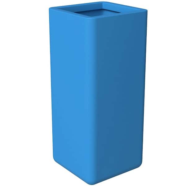 Leisuremod Marquee 32 in. Height Fiberstone Planter, Modern Rectangular Planter Pot for Indoor and Outdoor