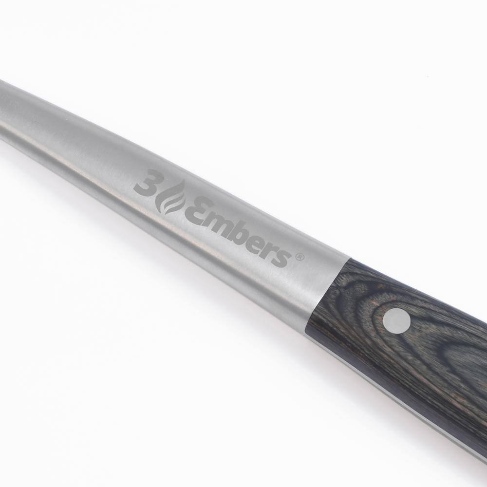 Stainless Steel BBQ Fork with Pakkawood Handle