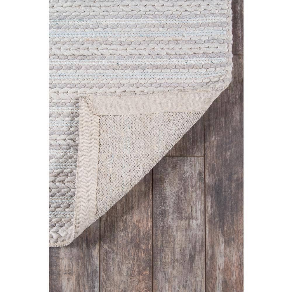 Handmade Andes-Inspired Gray Stripe Wool 3'x5' Area Rug