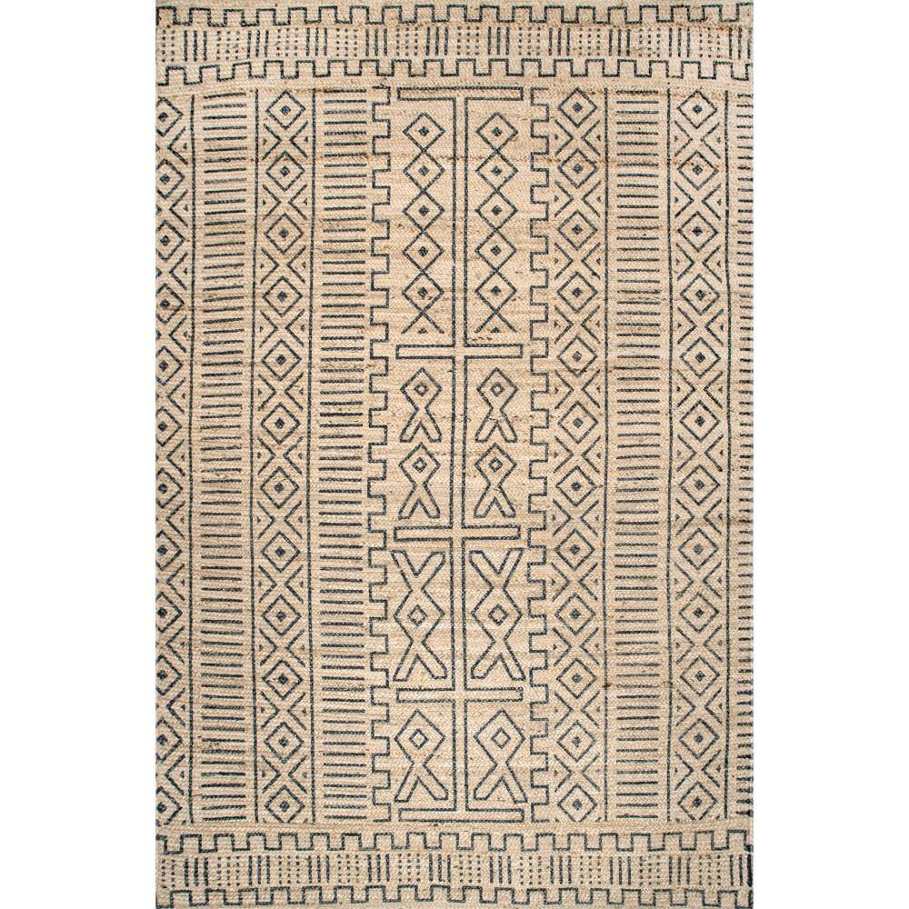 *DISCONTINUED* Micaela Tribal Braided Jute Area Rug Gray 5 ft. x 8 ft. Area Rug price history on PriceWatchPro