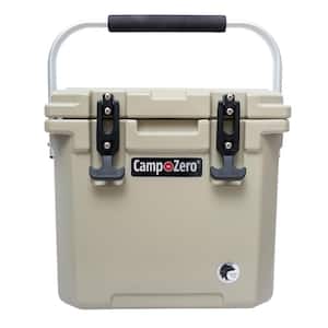 12.6 Qt. Premium Cooler with 2 Molded-In Cup Holders and Aluminum Comfort Grip Folding Handle
