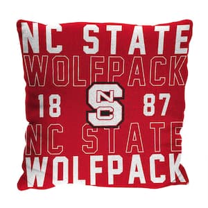 NCAA NC State Multi-Color Stacked Pillow