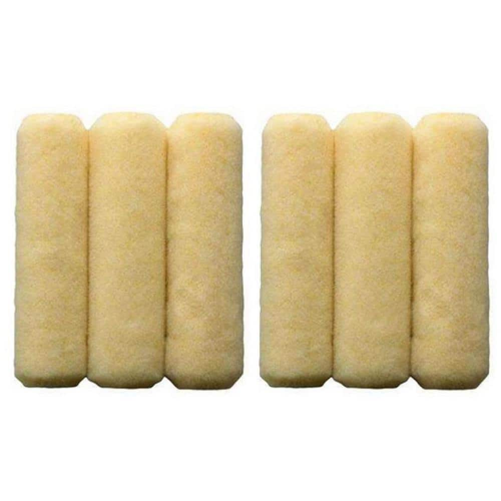 9 in. x 3/8 in. High-Density Polyester Knit Paint Roller Cover (6-Pack) HD  RS 1436 0900 - The Home Depot