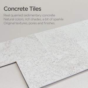 Concrete Subway 12pcs Light Sand 24 in. x 6 in. Other Peel and Stick Tile Decorative Backsplash (10.32 sq. ft./Pack)