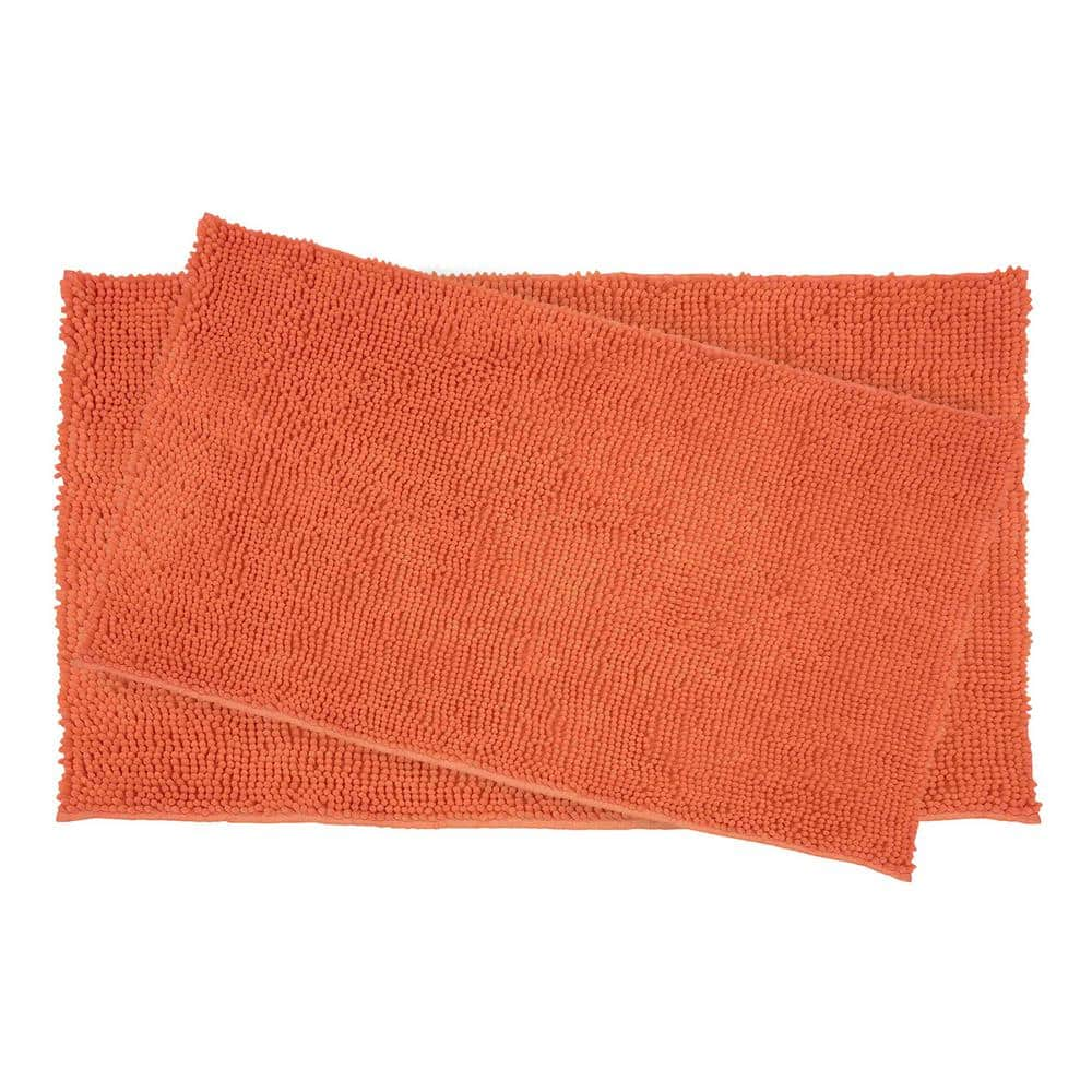 2-Piece Vanessa Chenille Bath Mat Set, 17x24/21x32