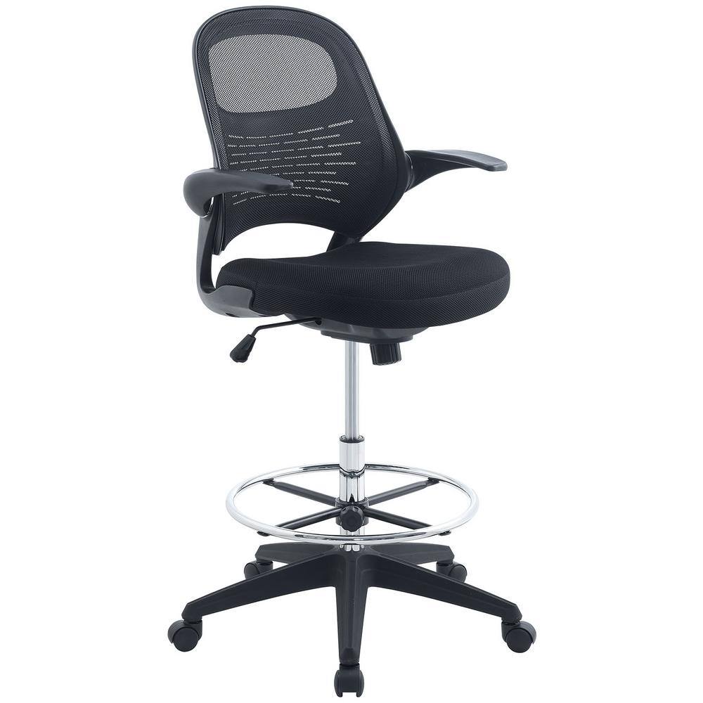 Advance Black Mesh Ergonomic Swivel Drafting Chair