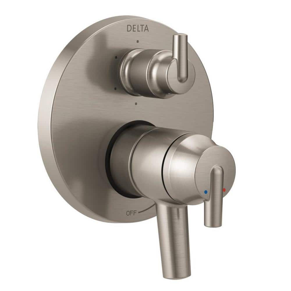 Stainless Steel Modern Wall-Mounted Shower Lever Trim