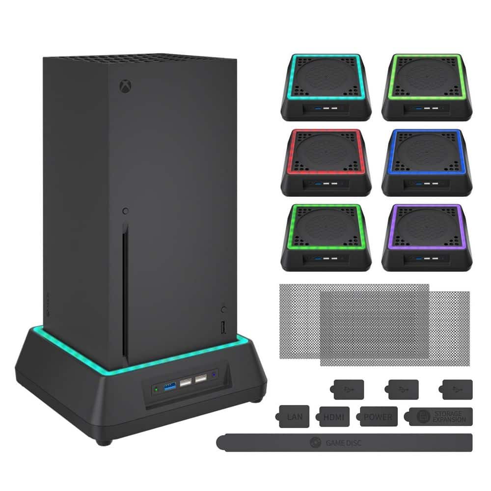 BIBIVIS Cooling Fan for Xbox Series X, Xbox Series X Cooling Stand BIBIVIS Cooling Fan for Xbox Series X, Xbox Series X Cooling Stand