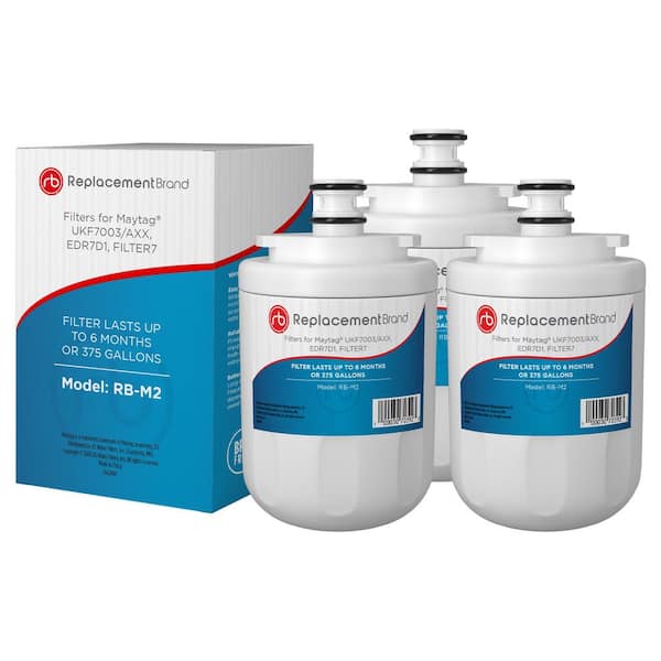 ReplacementBrand UKF7003 Comparable Refrigerator Water Filter (3-Pack)