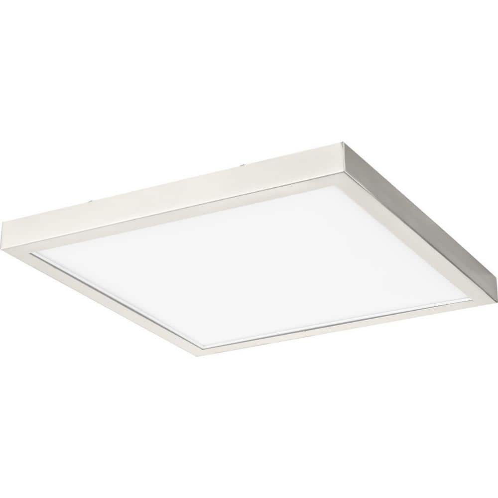 Everlume 14" White Polycarbonate LED Flush Mount with Edgelit Technology