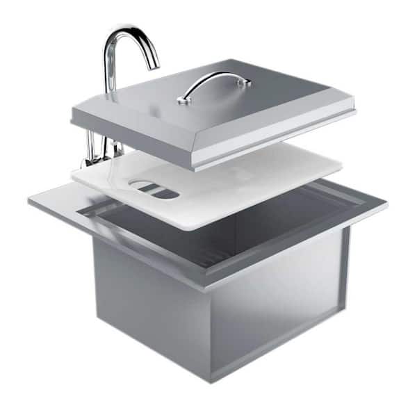 Sunstone Premium Drop In Sink With Hot, Outdoor Sink Cover