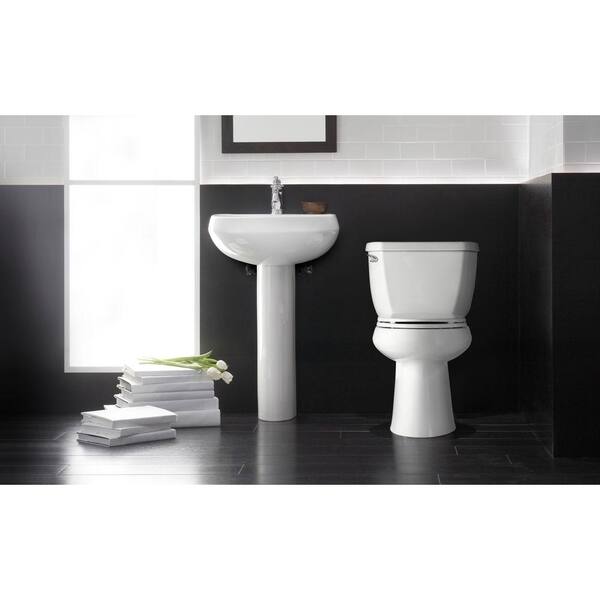 KOHLER Highline 2-Piece Complete Solution 1.28 GPF Single Flush ...
