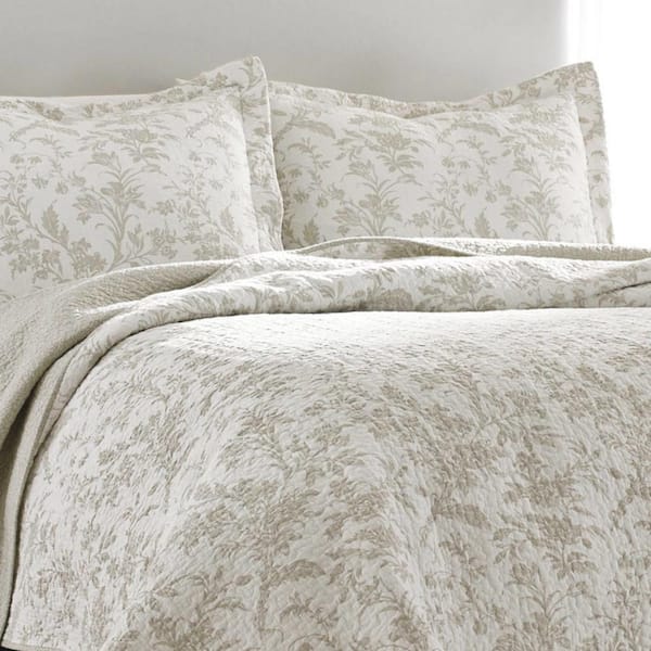 Amberley Floral Cotton Quilt Set