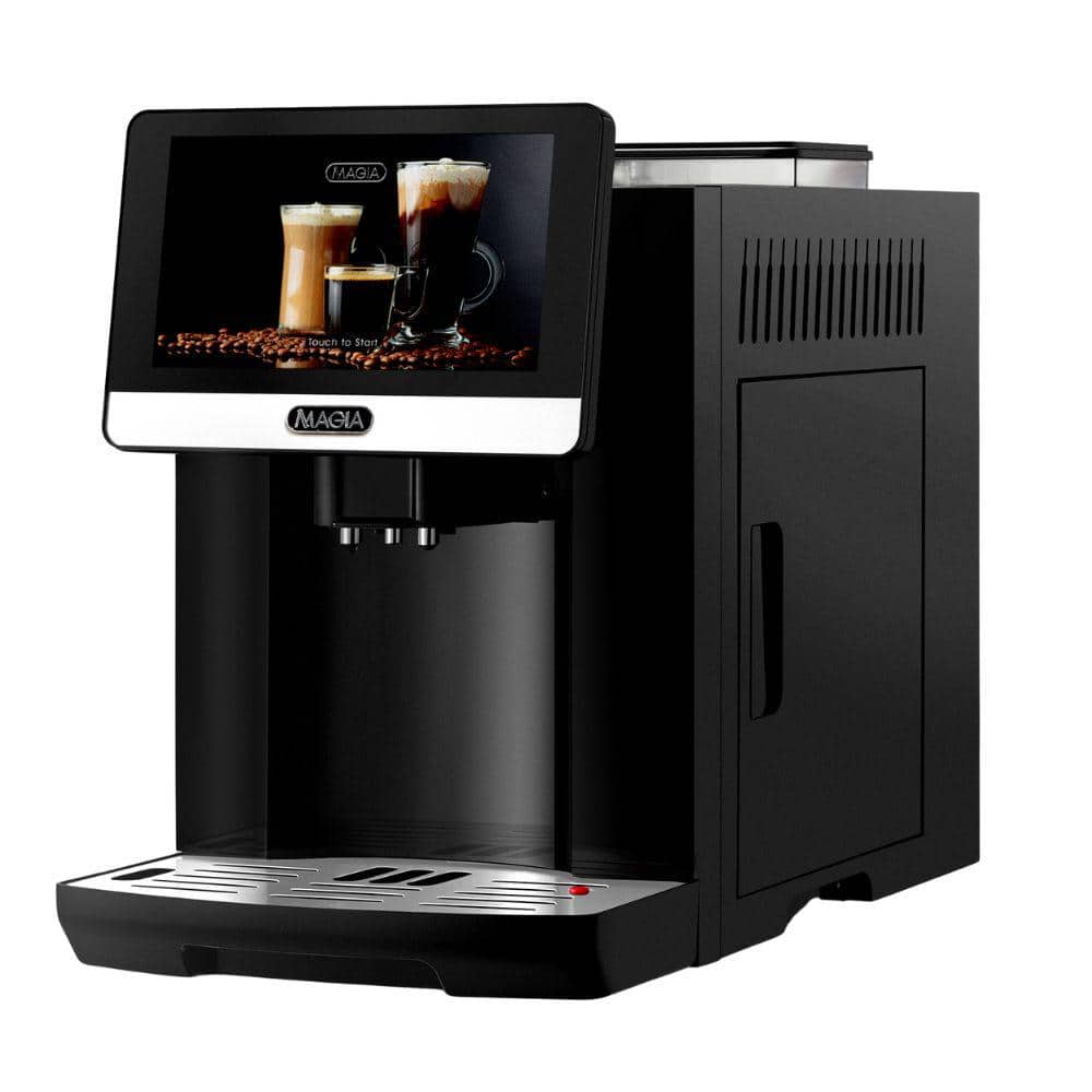Magia Super Automatic Coffee Espresso Machine - Durable Espresso Machine with Grinder - 2 Cup (Silver)