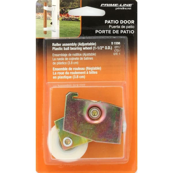 Prime-Line Sliding Door Roller Assembly, 1-1/2 in. Plastic Wheel