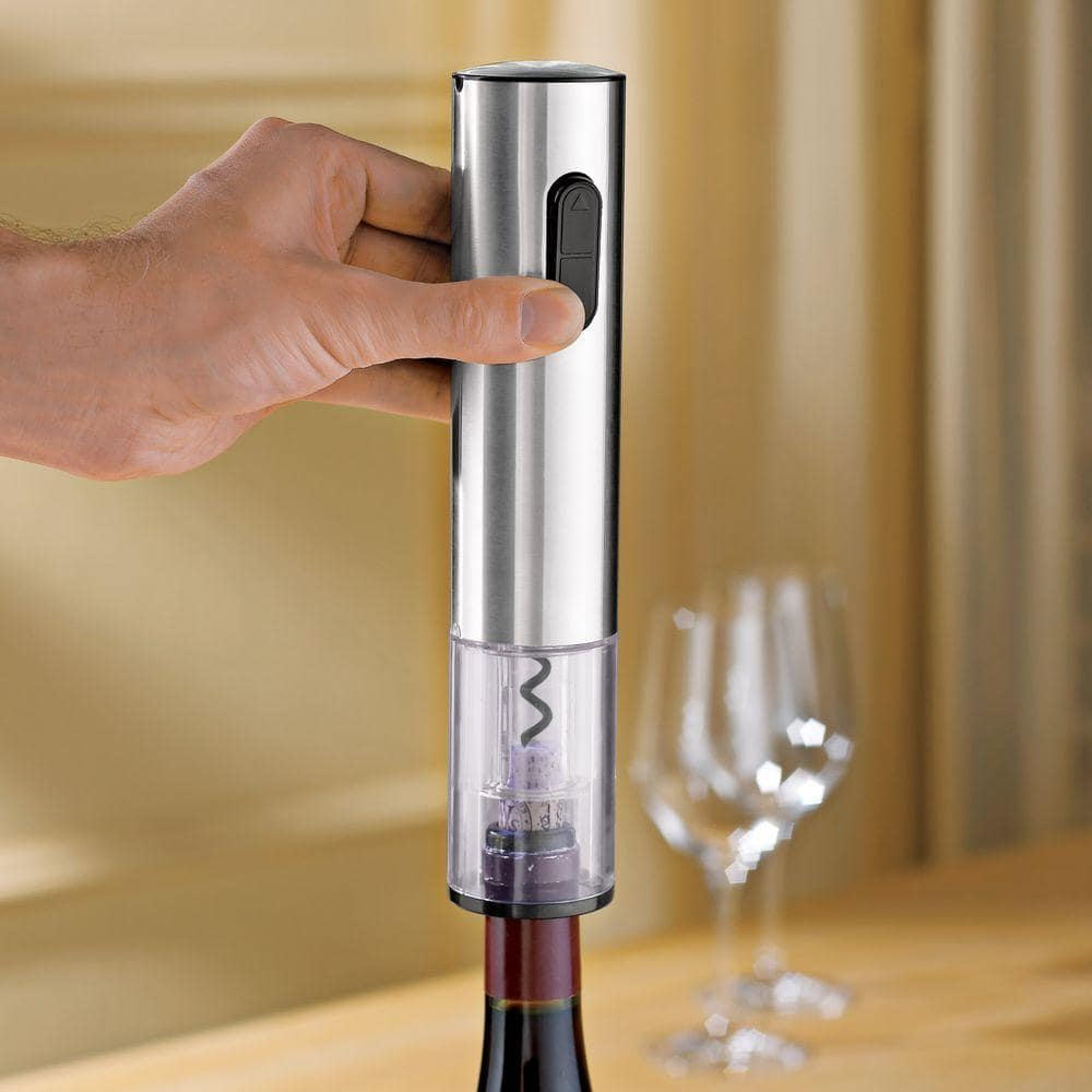 Ivation Electric Wine Opener, 7-Piece Wine Gift Set, Electric Bottle Opener  IVAWS30SS - The Home Depot