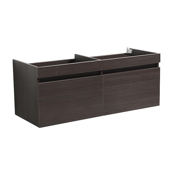 Staykiwi 58.69 in. Bath Vanity Cabinet without Top in Brown