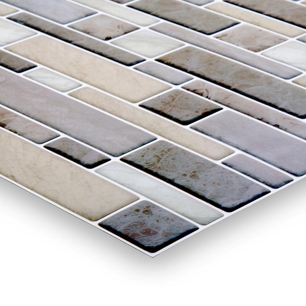 Reviews for Peel and Stick Wall Tiles for Kitchen Backsplash Bathroom