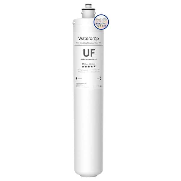 RF17W-UF 0.01 Micron Water Filter, Reduces Lead, Chlorine, Bad Taste and Odor, 8K Gal. High Capacity, White
