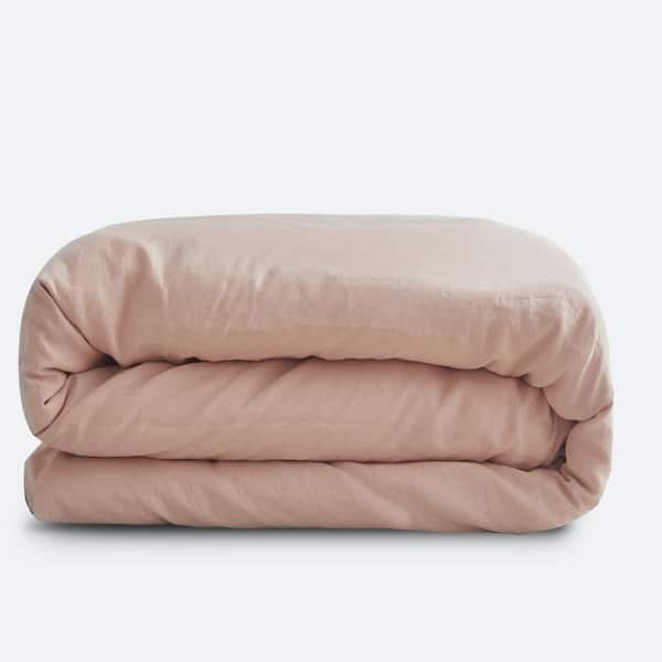 SIJO Blush Full/Queen French Linen Duvet Cover