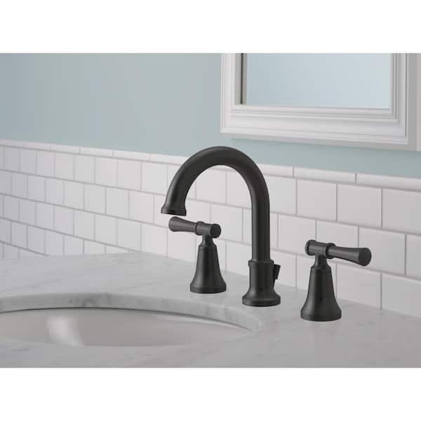 Delta Chamberlain 8 In Widespread 2, Home Depot Bathroom Vanity Faucets