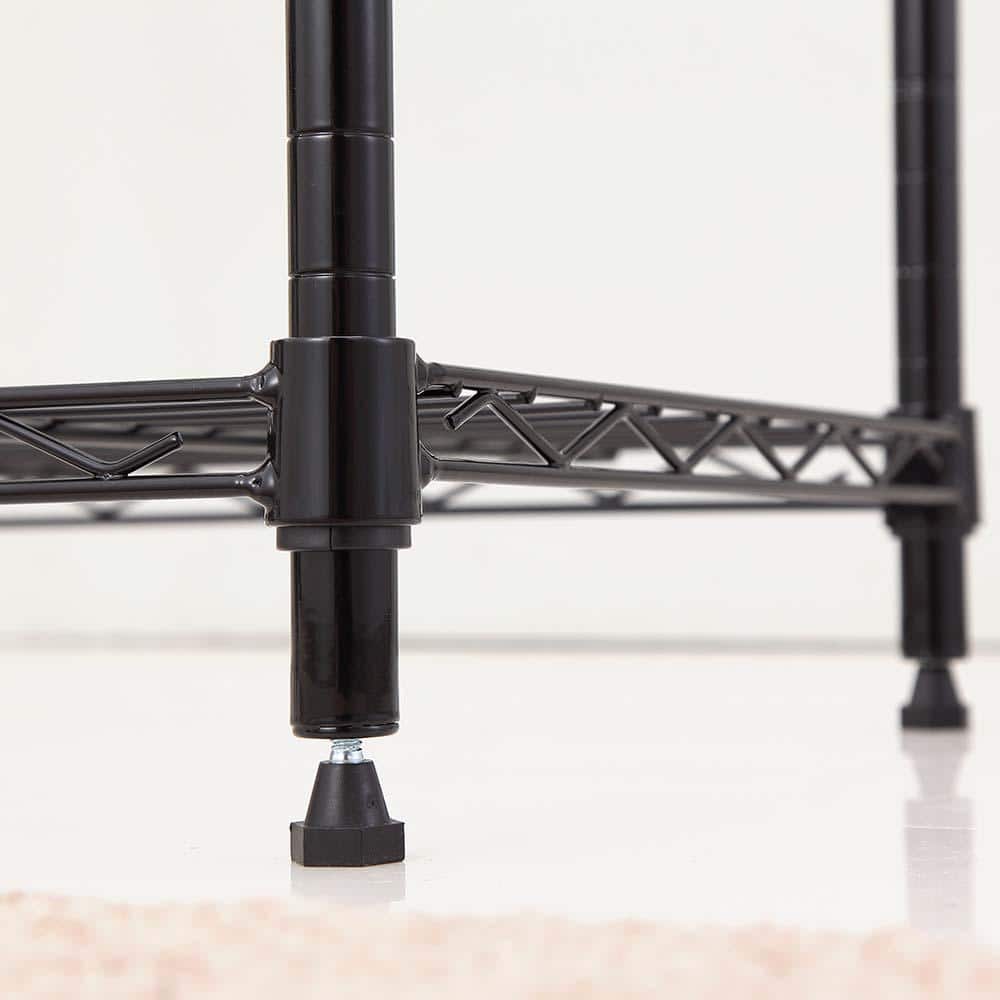 Heavy Duty Steel 4-Shelf Adjustable Storage Rack