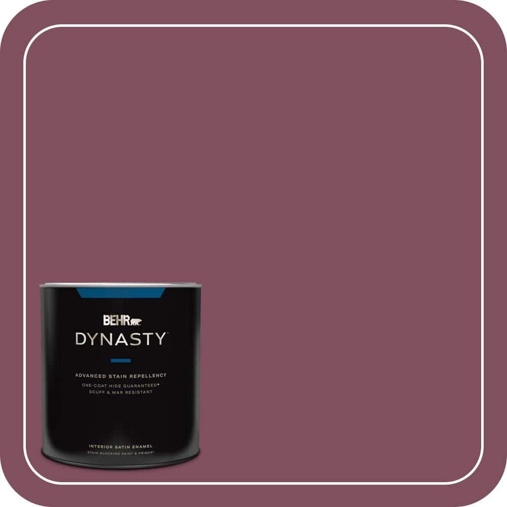1 qt. #T17-14 Artful Magenta Satin Enamel Interior Stain-Blocking Paint & Primer price history on PriceWatchPro