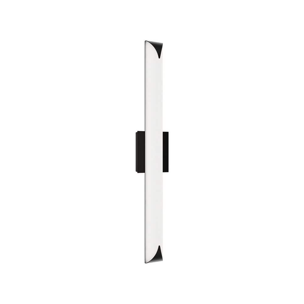 Straitaway 32 in. 1-Light Black Integrated LED Vanity Light/Wall Sconce with Selectable 4CCT 2700K-3000K-3500K-4000K price history on PriceWatchPro