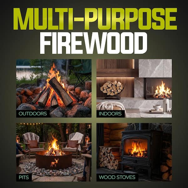 Sun Joe 1.5 Cubic Foot Box of Pine Firewood Logs PFIREWOOD1.5
