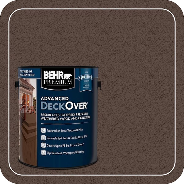 1 gal. #SC-105 Padre Brown Textured Solid Color Exterior Wood and Concrete Coating